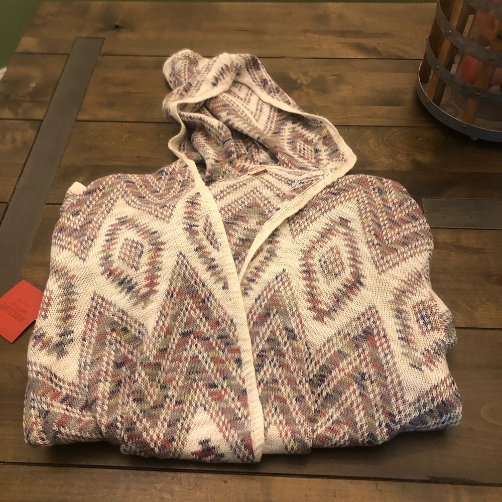 Mossimo Tribal Hooded Cardigan